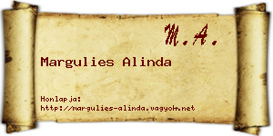 Margulies Alinda névjegykártya